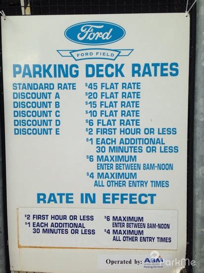 Ford Field Parking Deck - Parking in Detroit | ParkMe