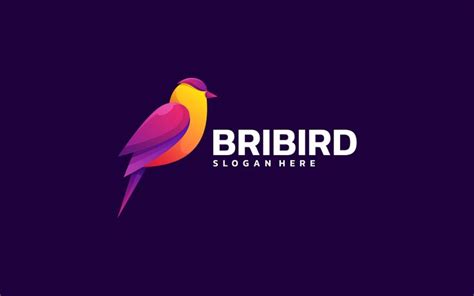 Bird Colorful Logo Design Logo Template | Colorful logo design, Logo templates, Logo design