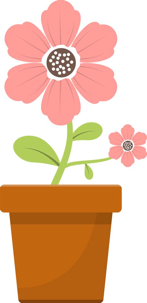 Free Clip Art Flowers In Pots | Best Flower Site