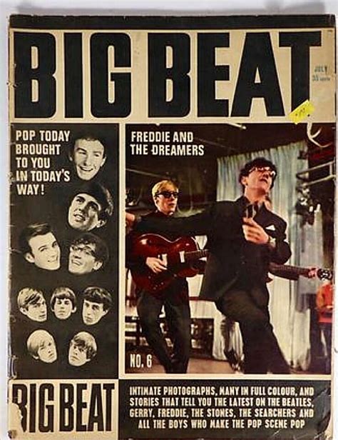 Big Beat Magazine, July 1964. | The dreamers, Comic book cover, Magazine cover