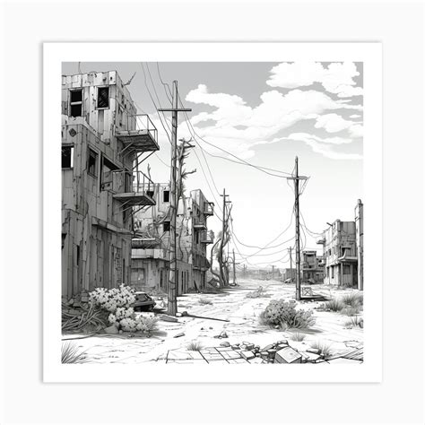 Zombie City Art Print by David Arts - Fy