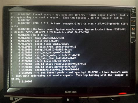 Kernel panic when booting into Linux Mint 19.1 : linuxmint