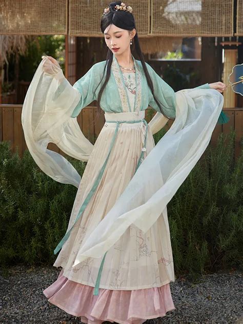 Traditional Chinese Hanfu Dress Embroidery Hanfu Dress - Fashion Hanfu