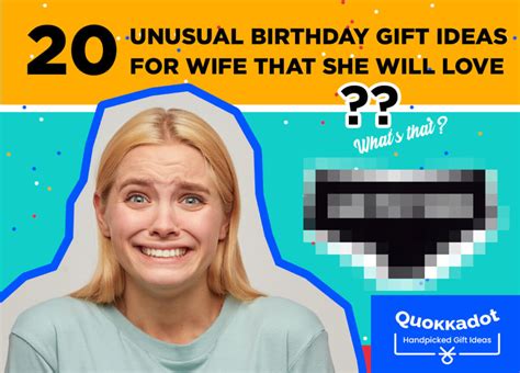 20 Unusual Birthday Gift Ideas For Wife That She Will Love - Quokkadot