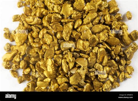 pile of alluvial gold nuggets Stock Photo - Alamy