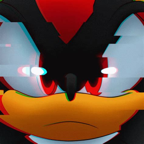 Glitch Shadow The Hedgehog GIF – Glitch Shadow The Hedgehog Stare ...