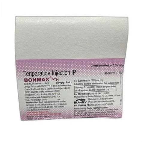 Teriparatide Injection IP, 750 mcg at Rs 4300/box in Noida | ID ...