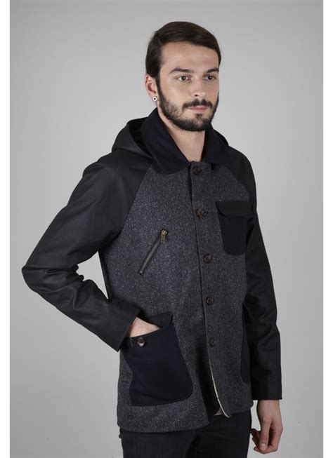 Eiger Jacket - Charcoal / Navy | Menswear, Jackets, Athletic jacket