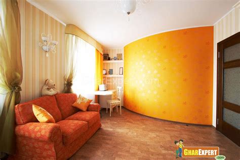 Living Room,Alive with Colours - GharExpert