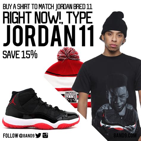 Jordan bred 11 shirt | 8&9 Clothing Co.