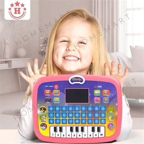 Kids Early Education Learning Toy Mini Computer Tablet Pre School Learning ABC Numbers | Shopee ...