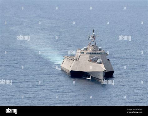 The U.S. Navy Independence-variant littoral combat ship USS Gabrielle ...