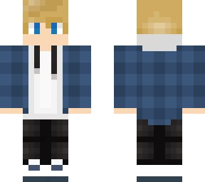 blonde hair blue eyes | Minecraft Skin