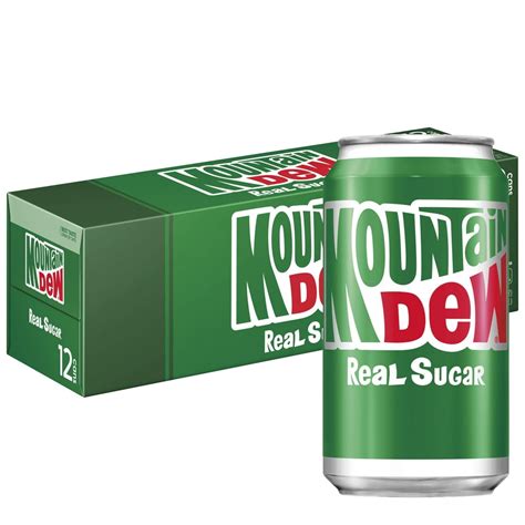 Mountain Dew Throwback Soda, 12 Fl Oz, 12 Count - Walmart.com - Walmart.com