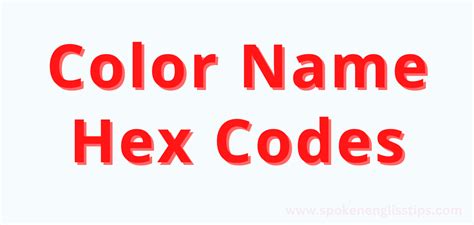 150+ Color Name With Hex Code | Color Picker ( December 2024)