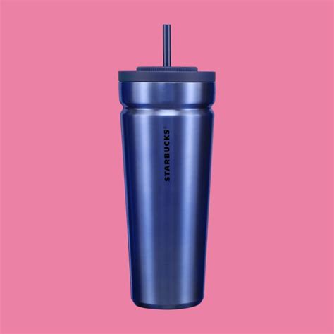 Starbucks Navy Blue Twist-to-Seal Straw Lid Cold Cup | See Starbucks's ...