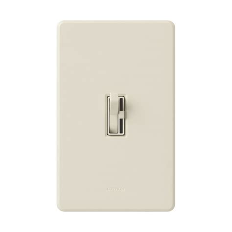 Light Almond Lutron Toggler LED/CFL Slide Dimmer Switch