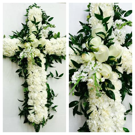 White Funeral Floral Arrangements