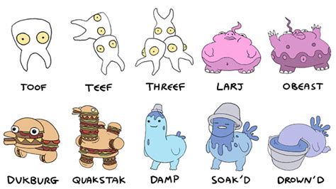 Cartoonist unveils 30 hilariously inventive new Pokémon designs | Mashable