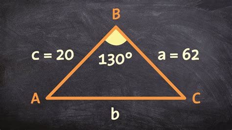 How to find the area of an oblique triangle - YouTube