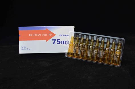 Diclofenac Sodium Injection BP 75MG China Manufacturer