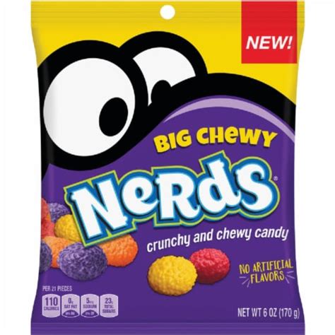 Nerds Assorted Flavors 6 Oz. Big Chewy Candy 121415 Pack of 12, 6Oz. - Fred Meyer