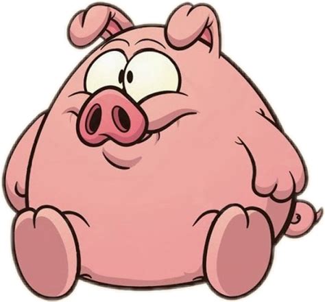 Download Pig Sticker - Cartoon Fat Pigs Clipart (#3637473) - PinClipart