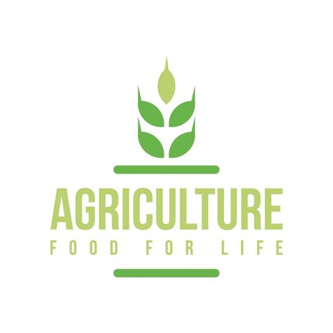 Organic agriculture farm logo 4882984 Vector Art at Vecteezy