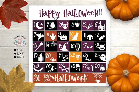 Halloween Printable Calendar | The Best Halloween Advent Calendars | 2020 | POPSUGAR UK ...