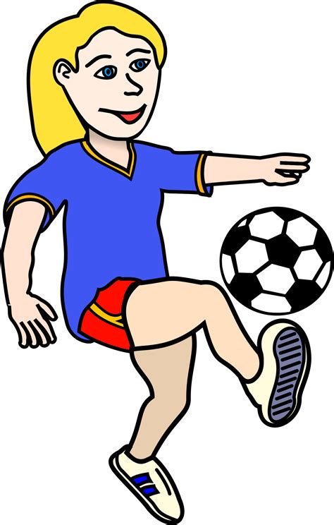 little girl playing soccer clipart 20 free Cliparts | Download images on Clipground 2024