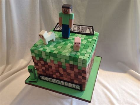 Minecraft Dirt Block Cake! By Jenelle's Custom Cakes. | Cake, How to make cake, Custom cakes