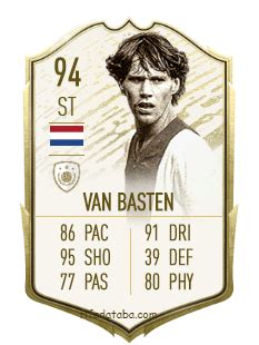 Marco van Basten FIFA 20 Rating, Card, Price