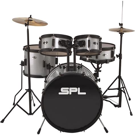 Sound Percussion Labs Kicker Pro - 5 Piece Drum Set with Stands ...