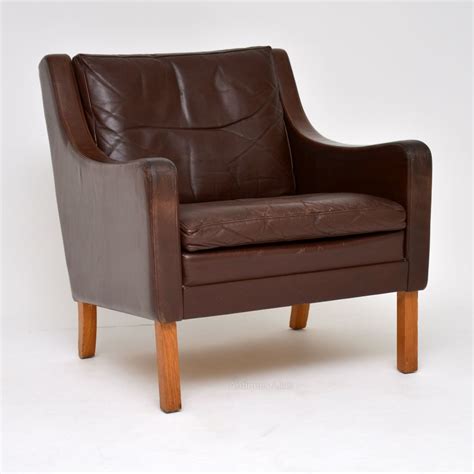 Antiques Atlas - Vintage Danish Leather Armchair