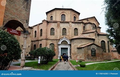 Exterior of Basilica of San Vitale, Ravenna Italy Editorial Stock Photo - Image of attraction ...