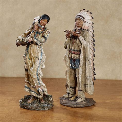 Amazon.com: Touch of Class Majestic Tradition Native American Figurines ...