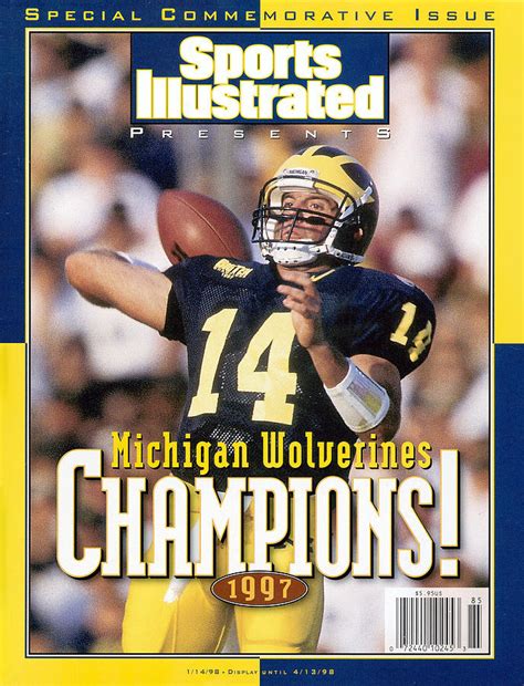 University Of Michigan Qb Brian Griese, 1997 Ncaa National Sports ...