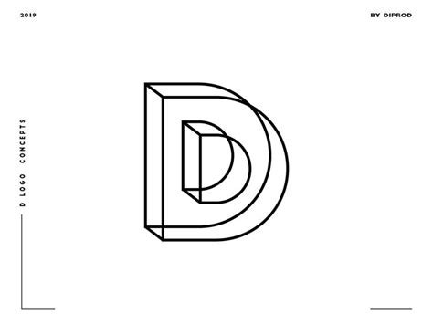 Letter D logo design concept 03 | Logo design, Concept design, Lettering
