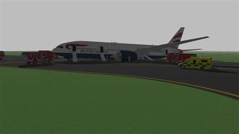 British Airways Flight 38 Heathrow crash | 3D Warehouse