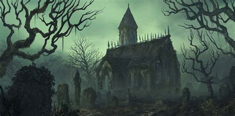 ArtStation - Graveyard Chapel