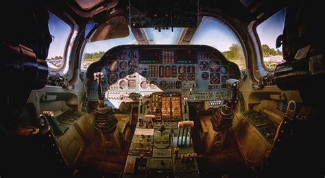 cockpit, aircraft, vehicle, Tupolev Tu-22M3, Russian Air Force HD Wallpaper