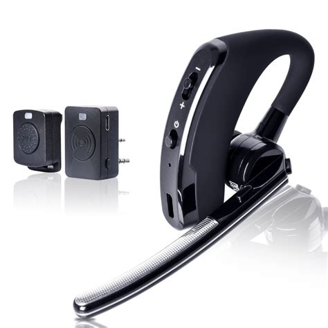 Baofeng Walkie Talkie Headset PTT Wireless Bluetooth Earphone for Two ...