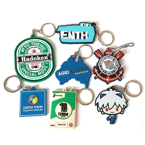 2D Soft PVC Rubber Keychain | Silicone Rubber Keyring | Custom Made