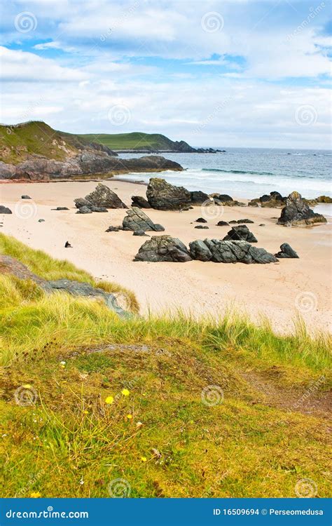 Durness Beach - Scotland stock photo. Image of beach - 16509694