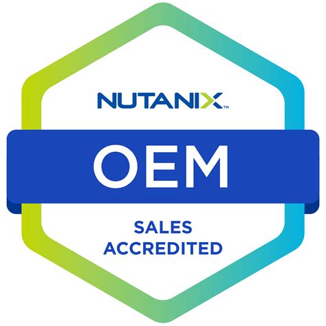 Nutanix OEM Sales Accredited - Credly