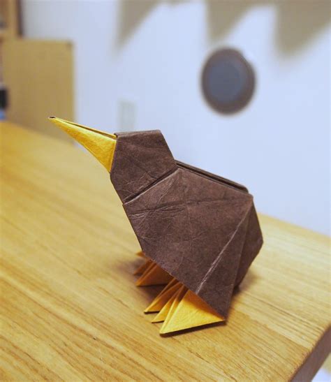 【Origami 】 Kiwi | キーウィ 創作・折り：小林弘明 【Origami 】 Kiwi. Designed … | Flickr