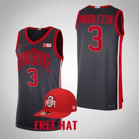 Ohio State Buckeyes Scotty Middleton Black Limited Basketball Class of 2023 Jersey – KATINATSHOP