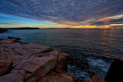 Sunrise at Otter Cliffs #2 Photograph by Stuart Litoff - Fine Art America