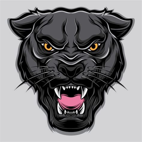 Panther vector head | Premium Vector