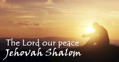 Gideon experiences Jehovah Shalom, the Lord our Peace